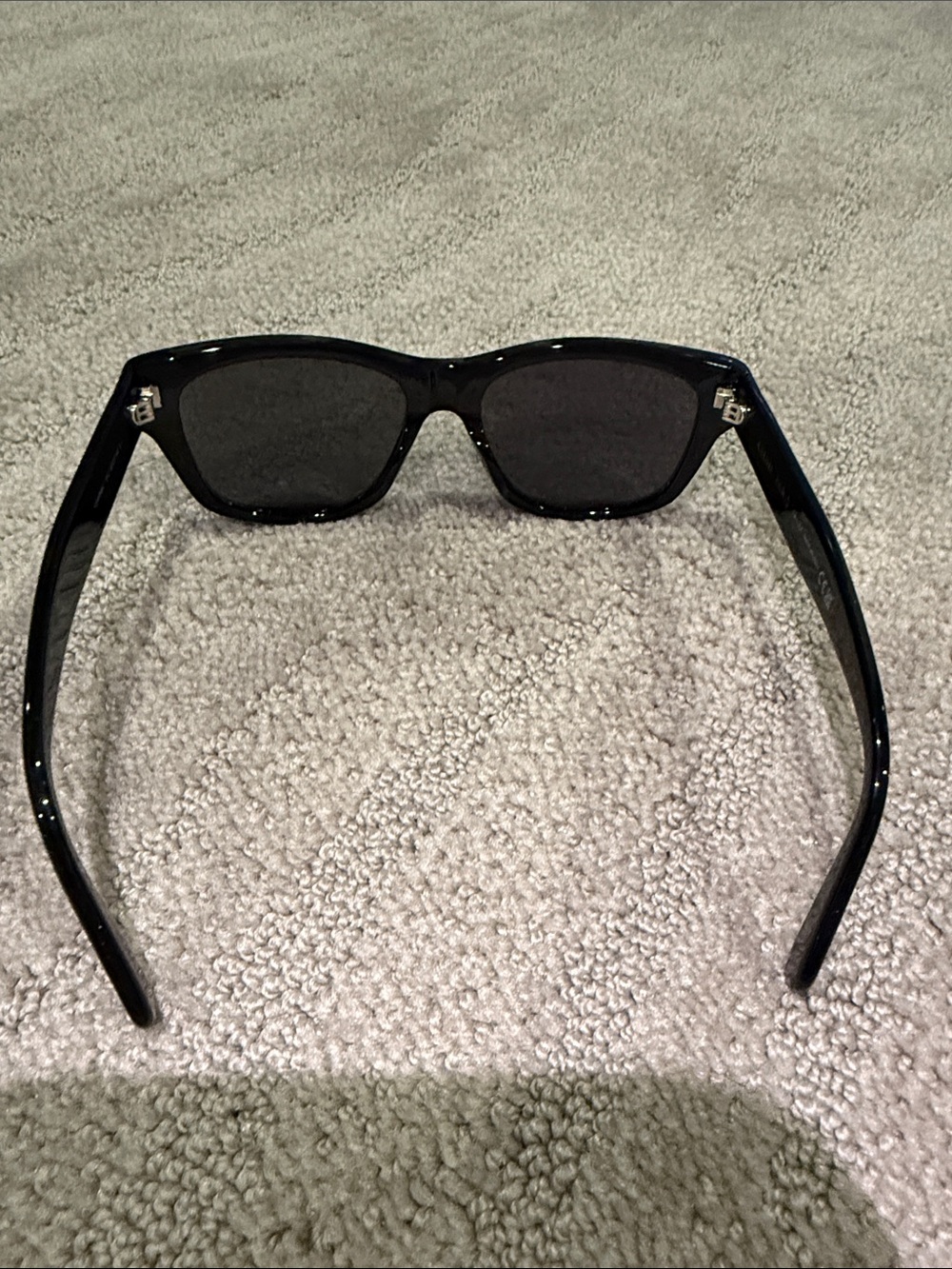 Celine Rectangle-Frame Acetate Sunglasses with White Case - Picture 4 of 7